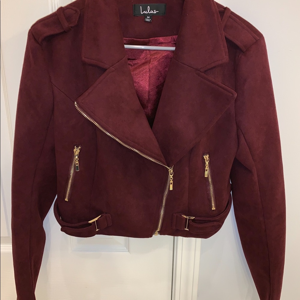 Velvet Moto Jacket